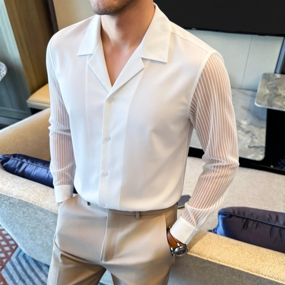 Monarch Lace Dress Shirt