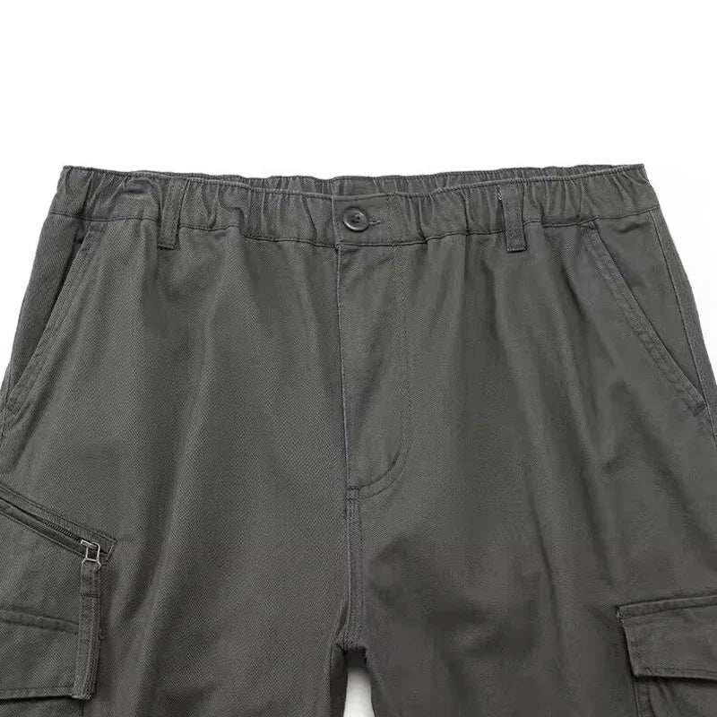 بنطلون كارغو رجالي فضفاض مموه