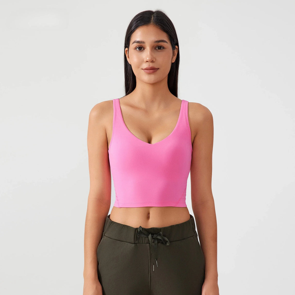 Women Shockproof Sports Bra Crop Top