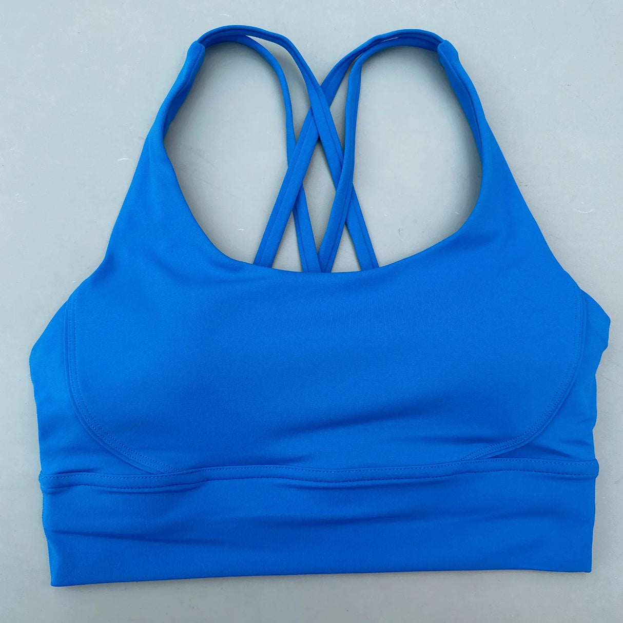 Women Cross Strap Sports Bra with Pads
