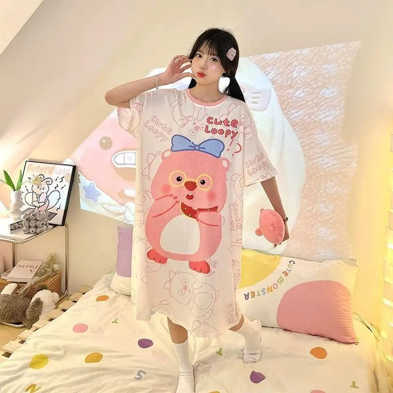 Sanrio Kuromi Cute Pajamas Cosplay Costume