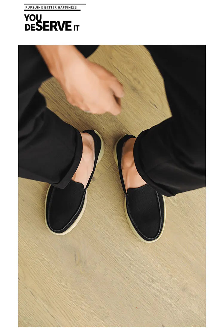 Men Suede Lightweight Driving Loafers