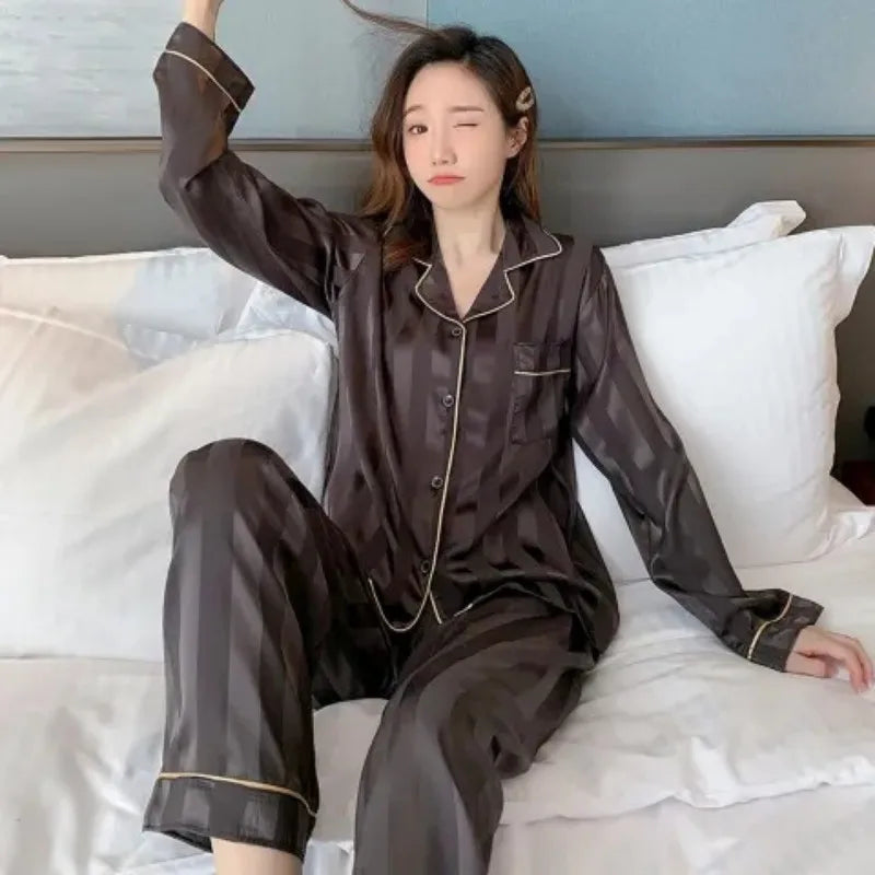 Women's Satin Pajama Set