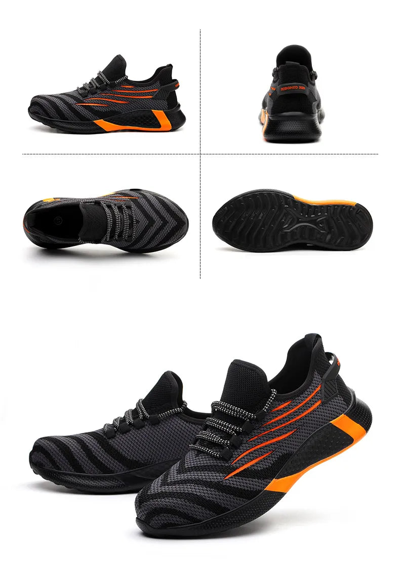 أحذية عمل خفيفة الوزن غير قابلة للتدمير للرجال