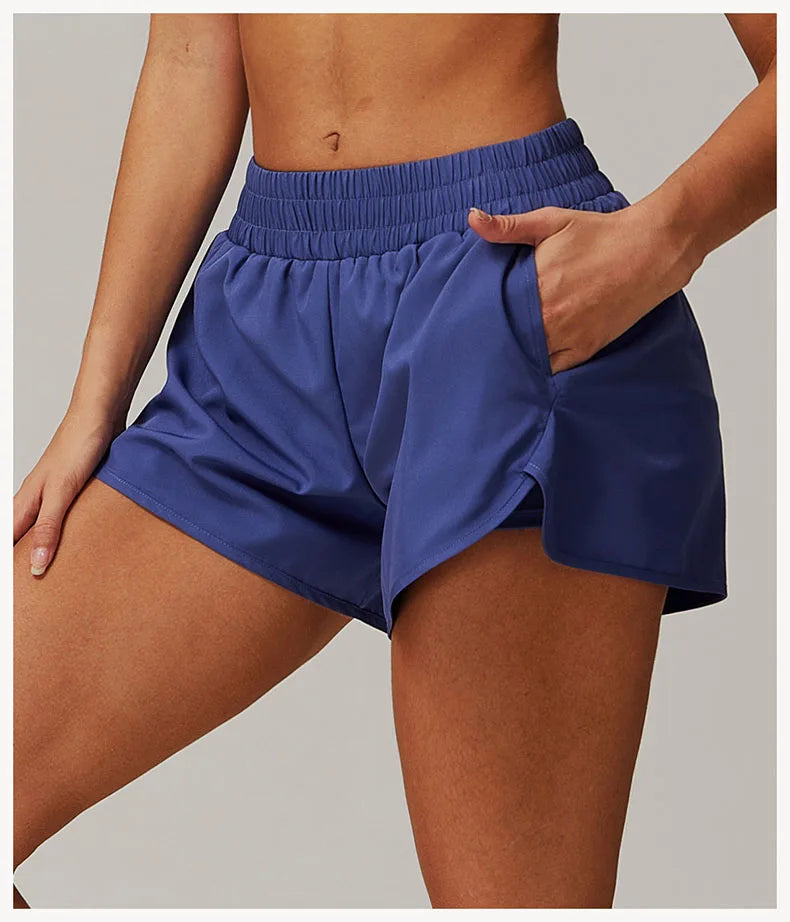 Women's Pocket Quick-Dry Yoga Shorts