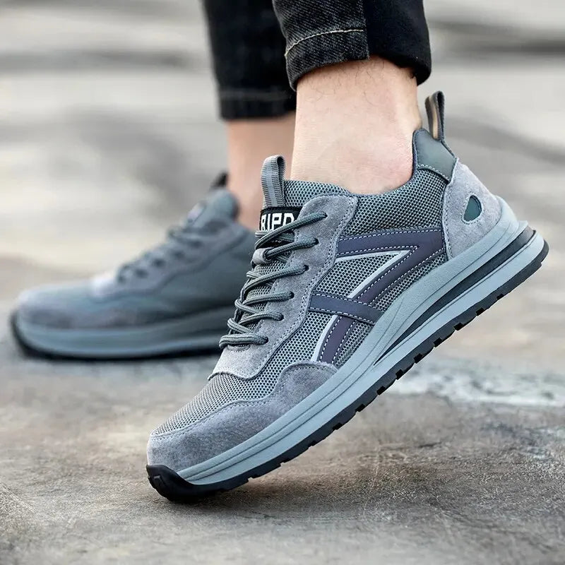 أحذية أمان رجالية بأصابع فولاذية