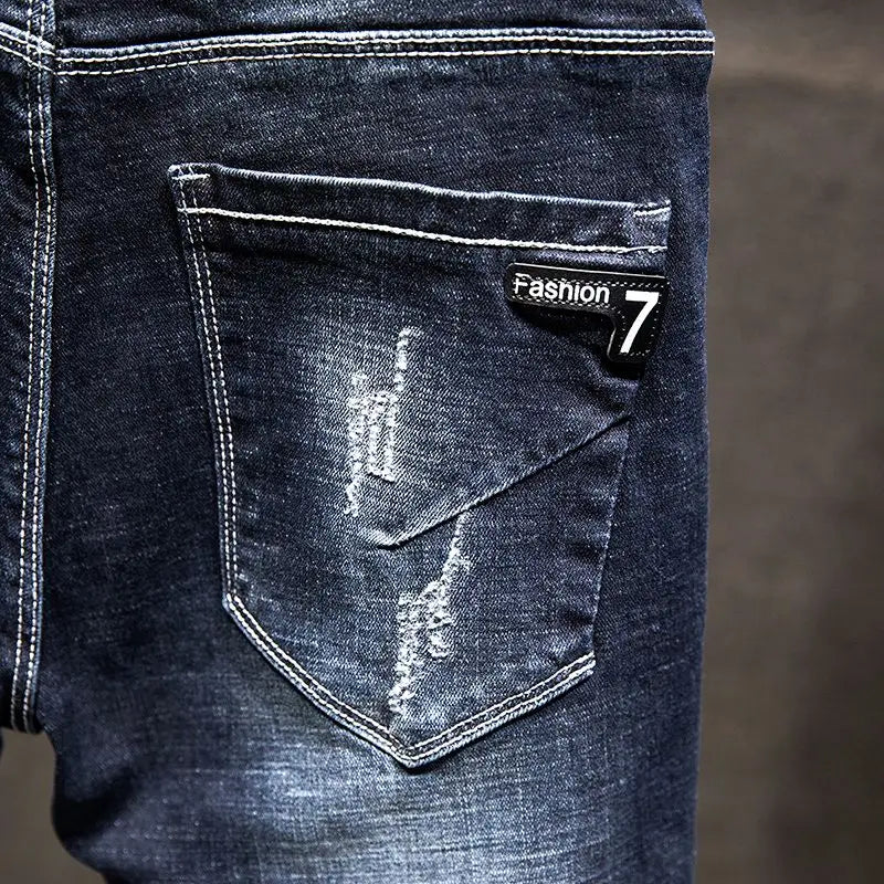 Apex Ripped Straight Jeans