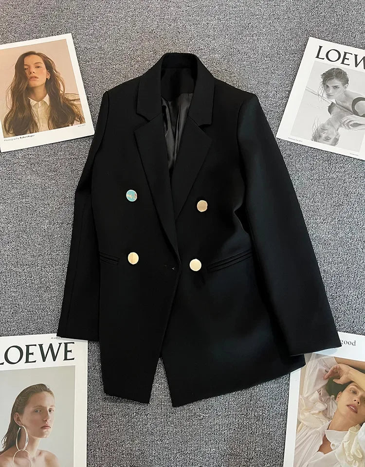 SilhouetteFit™ – Slim Blazer (Korean Fashion, Office-Ready Slimming Design)