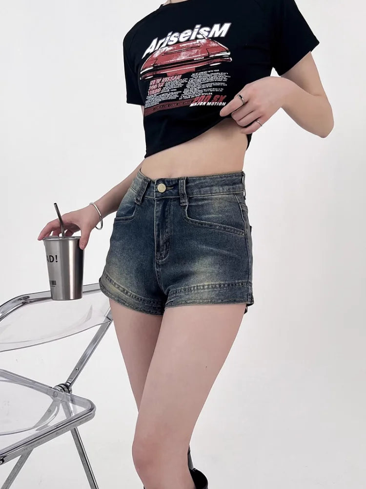 Women's Sexy Retro Denim Shorts