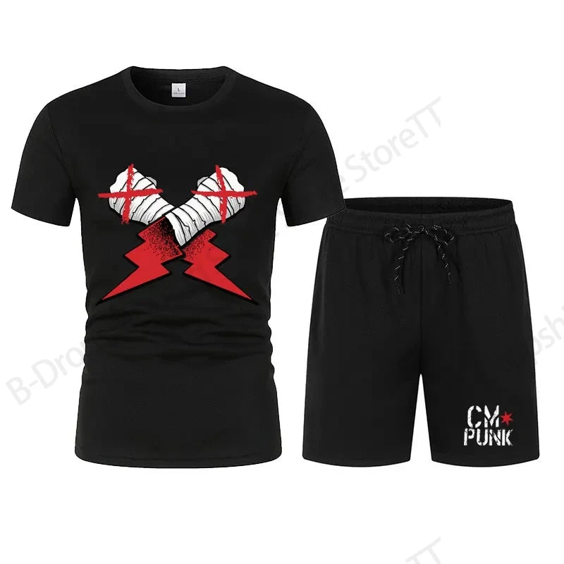 Men CM Punk Print Set