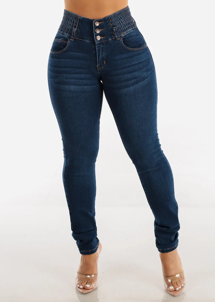 Women Washed Pencil Jeans