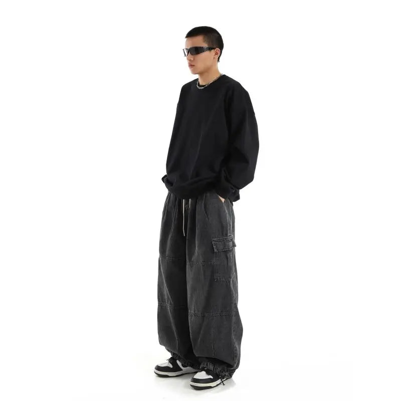 Men Y2K Baggy Cargo Jeans