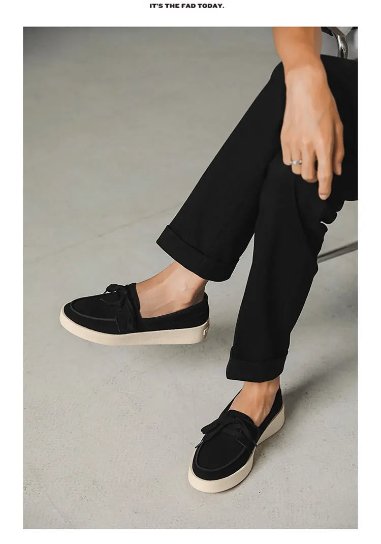 Men Suede Lightweight Driving Loafers