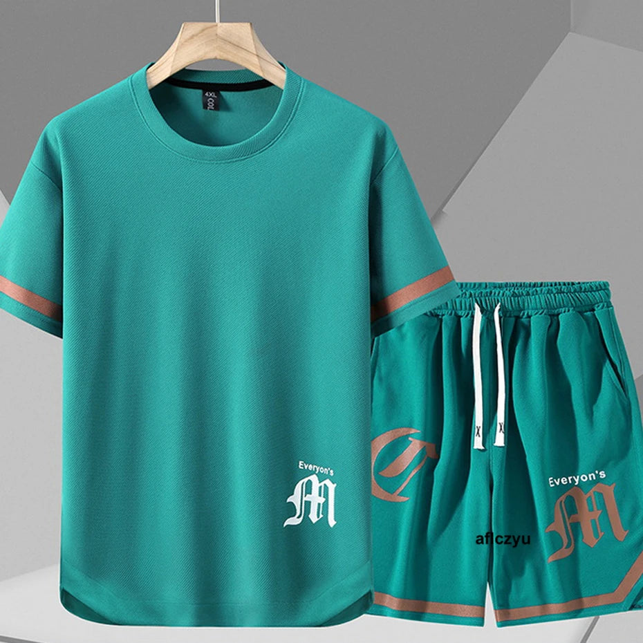 طقم صيفي رجالي مقاس كبير 12XL