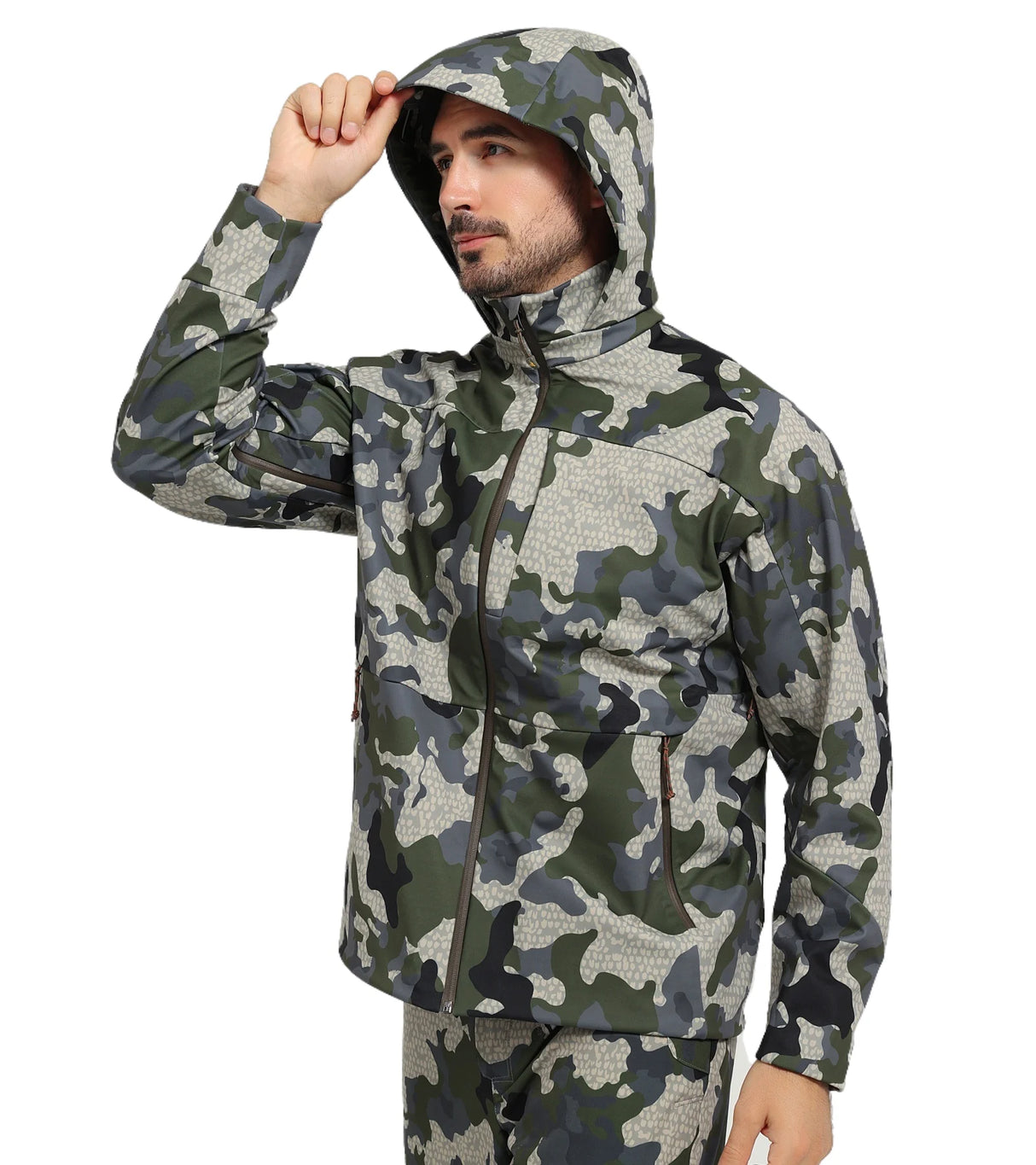 Men Windproof Waterproof Hunting Jacket