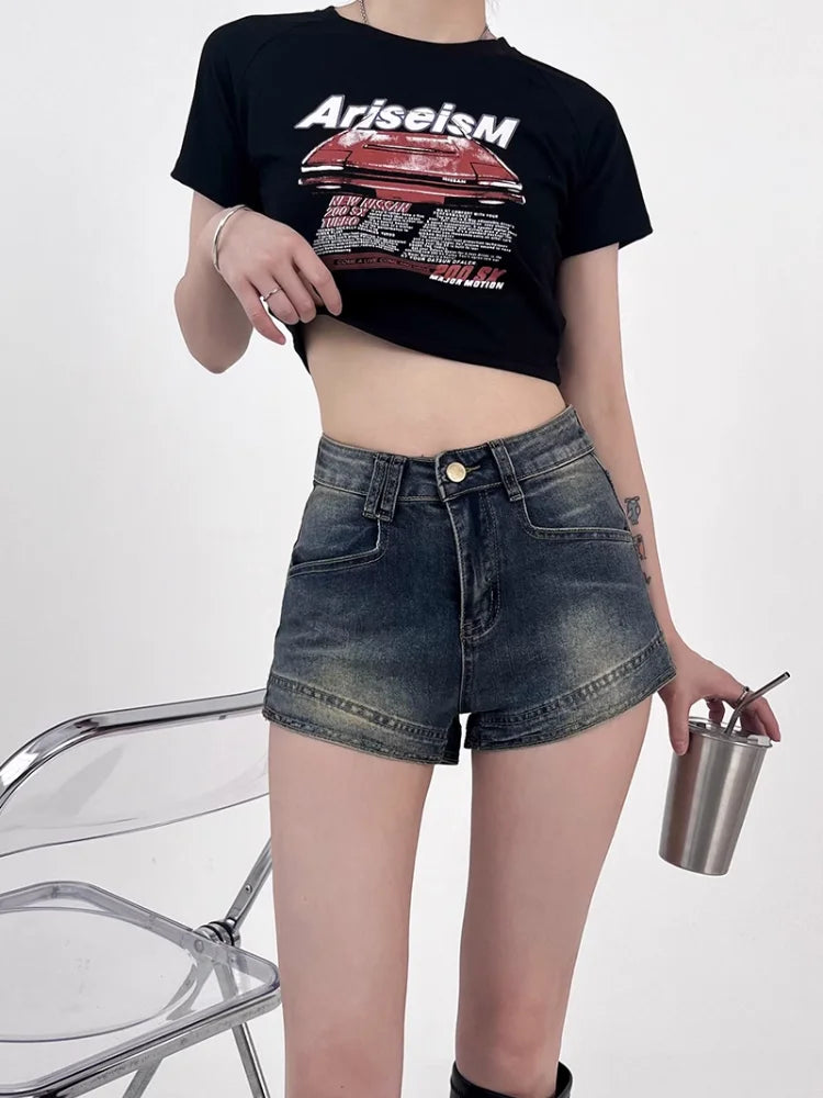 Women's Sexy Retro Denim Shorts