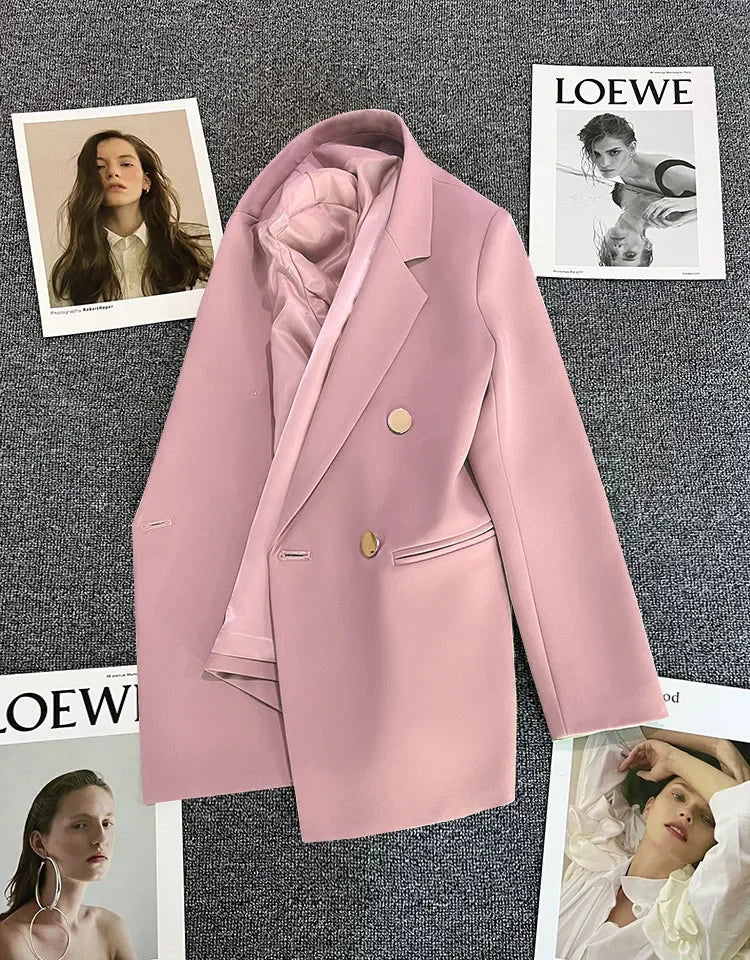 SilhouetteFit™ – Slim Blazer (Korean Fashion, Office-Ready Slimming Design)