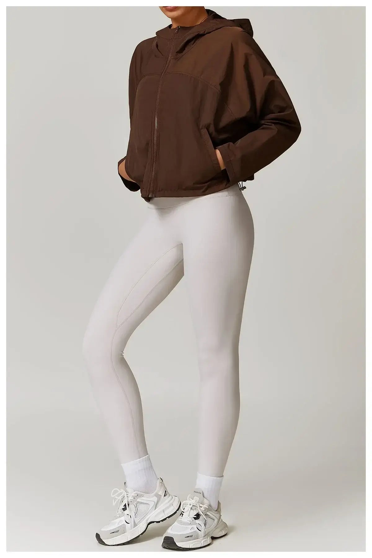 سترة يوغا نسائية مقاومة للرياح وسريعة الجفاف