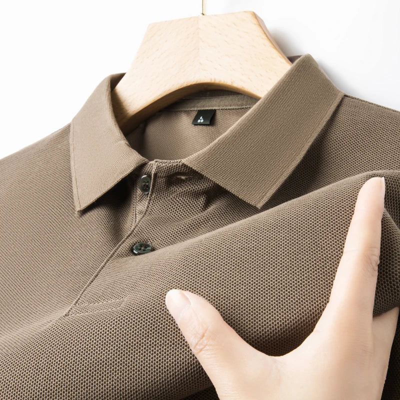 Men Cotton Breathable Polo Shirt