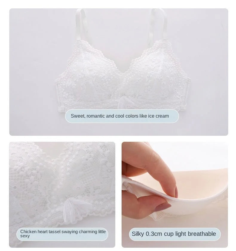 Women Ultra Thin Bra Set