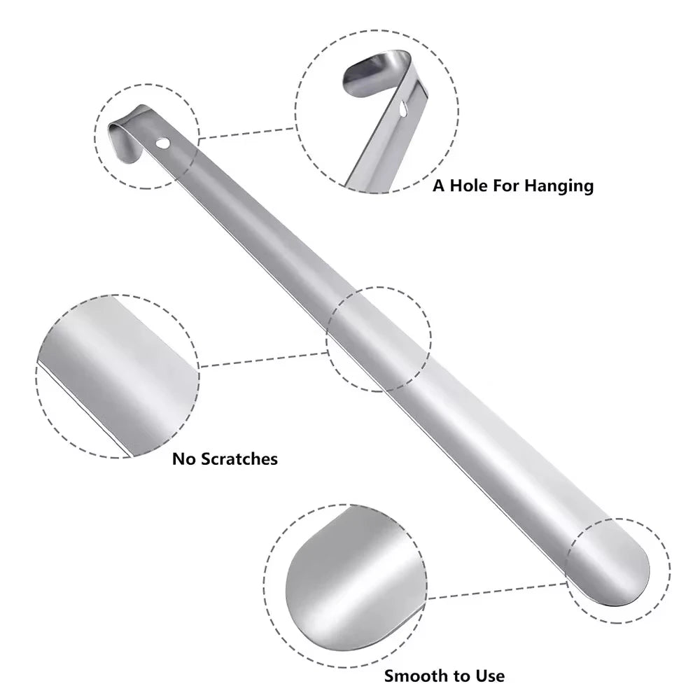 Women Stainless Steel Long Shoehorn