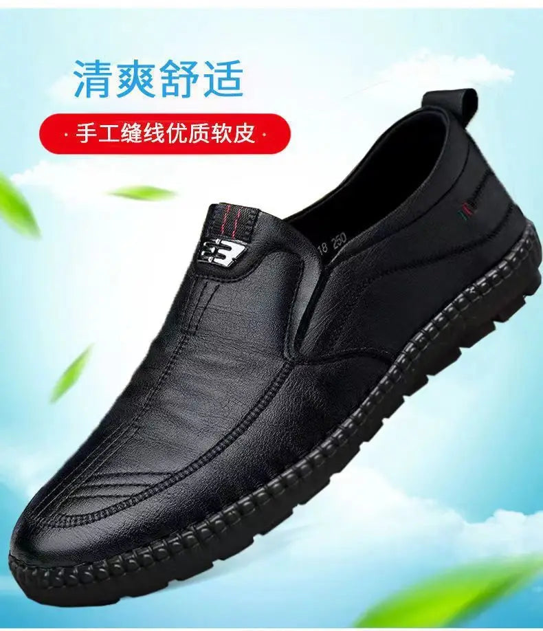 Men PU Leather Office Loafers
