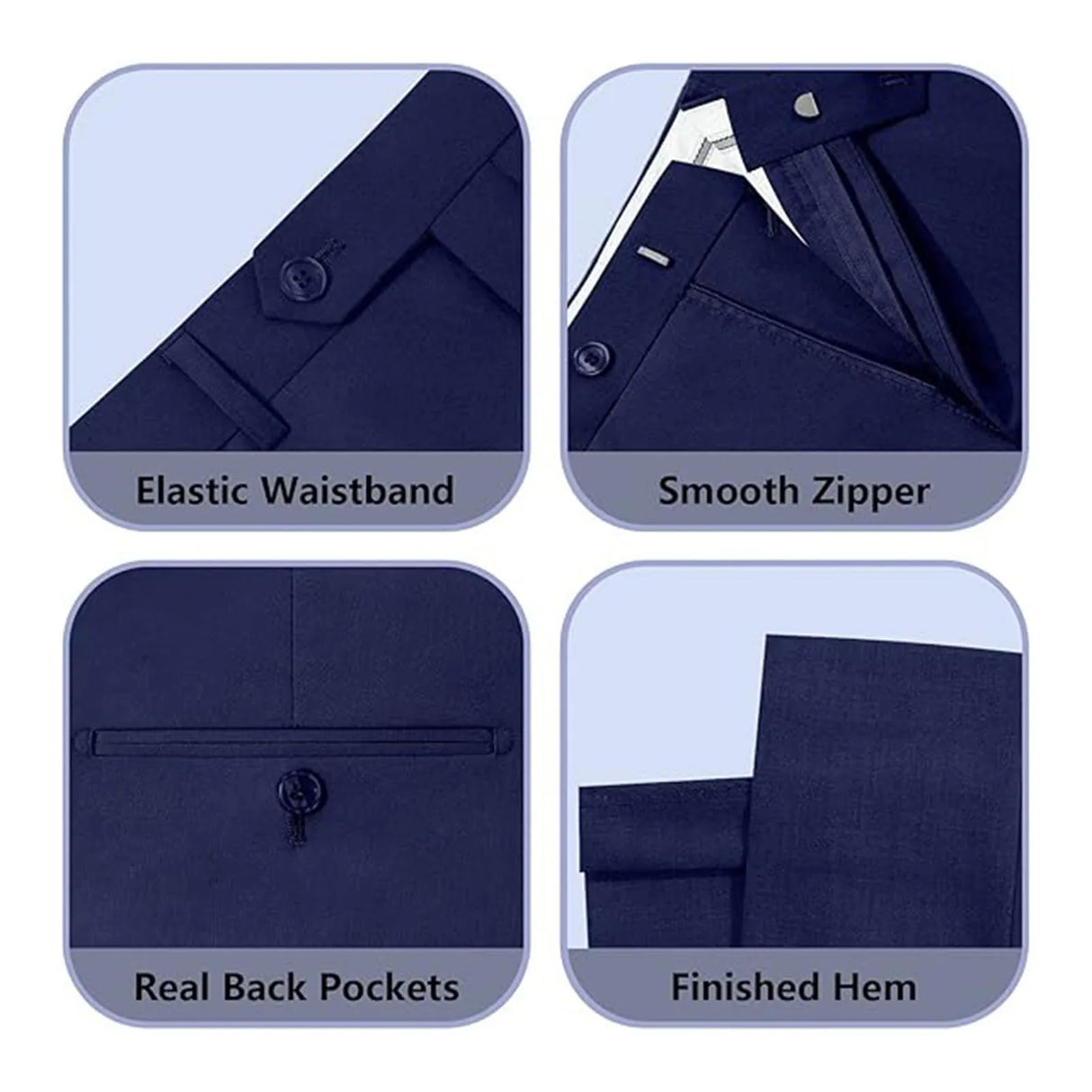 بدلة رسمية ضيقة للرجال مكونة من 3 قطع