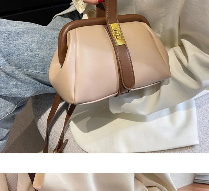Elegant Leather Crossbody Handbag