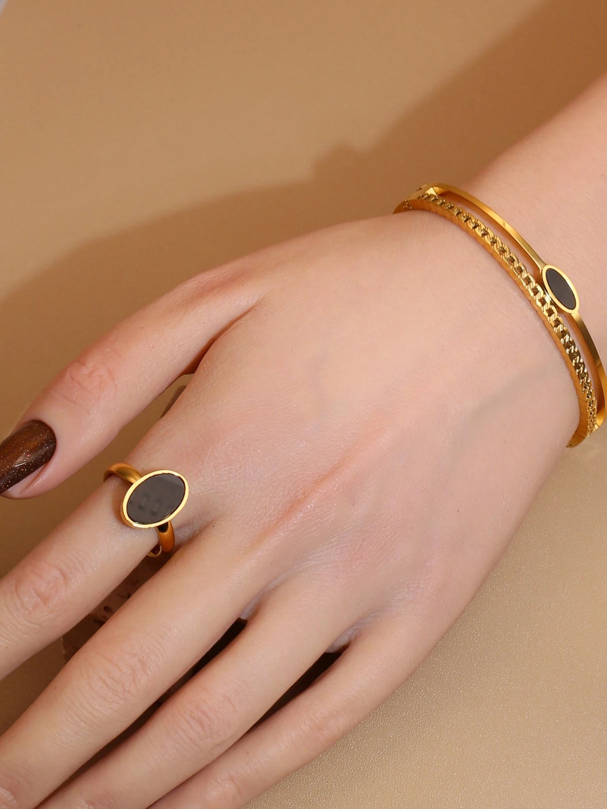 Luxury 2-in-1 Ring & Bracelet Set