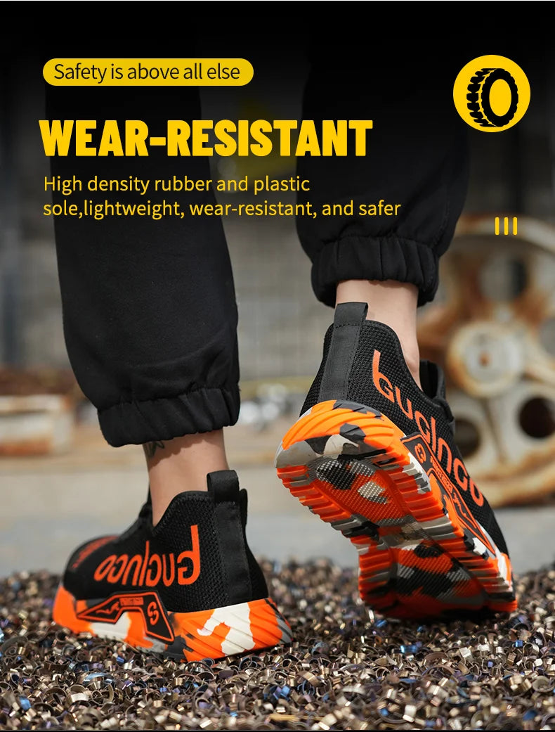 أحذية أمان نسائية بنعل ناعم وواقية