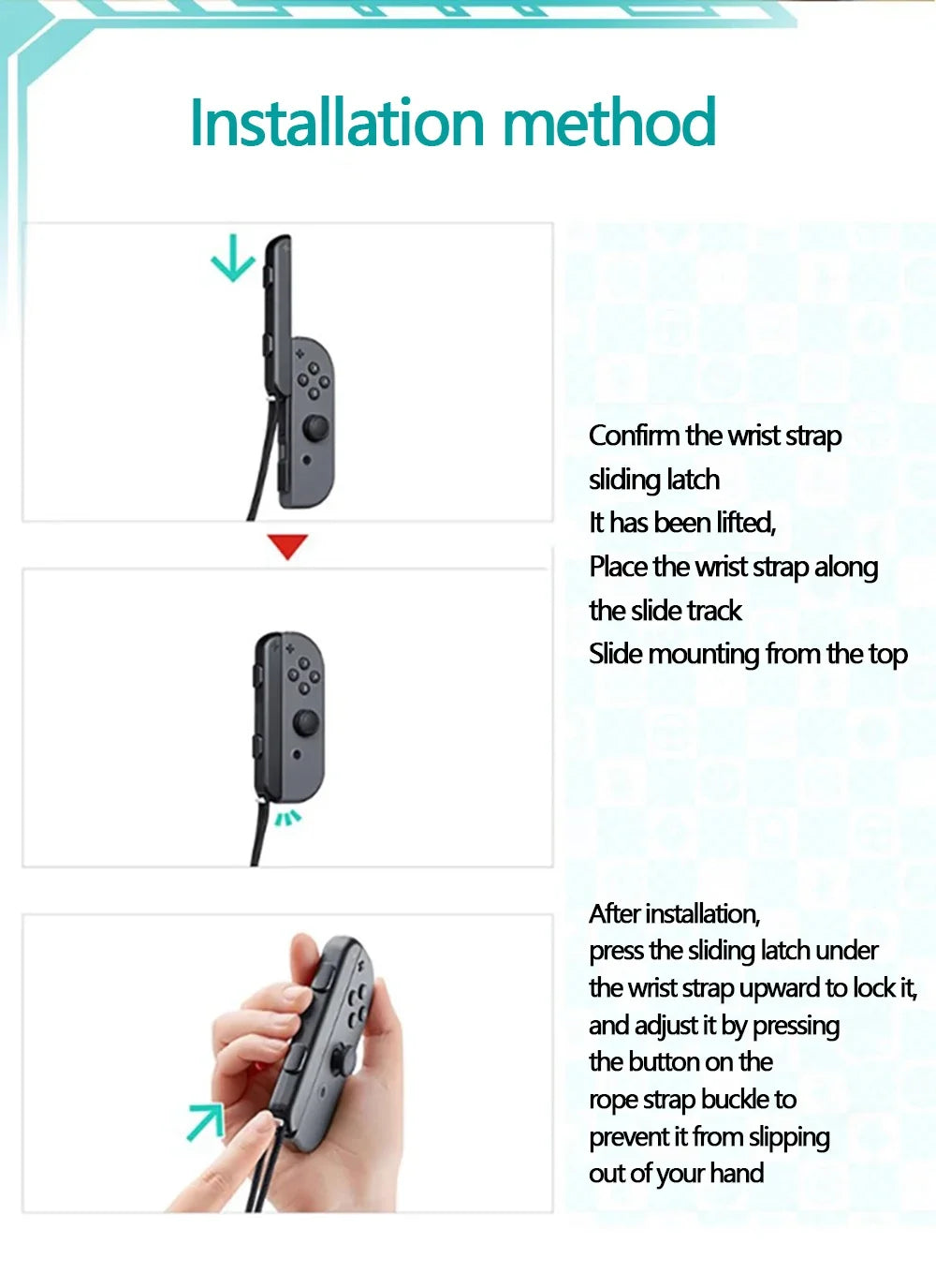 OLED Gamepad Grip Strap