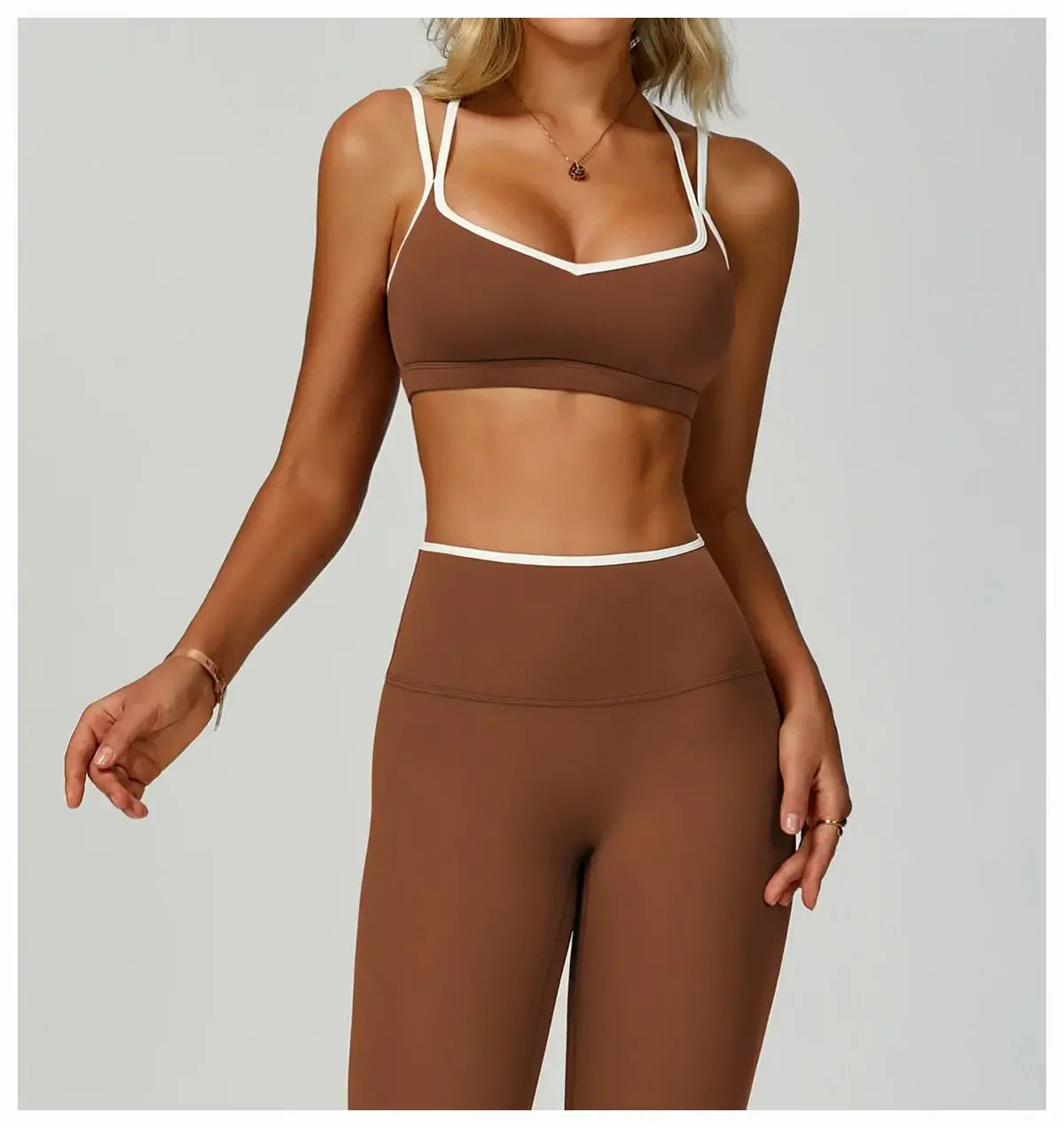 حمالة صدر يوغا نسائية مقاومة للصدمات بدون درزات