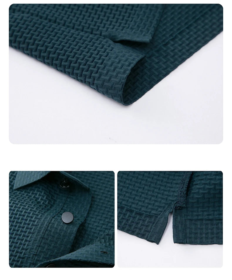 قميص بولو رجالي من الحرير الجليدي