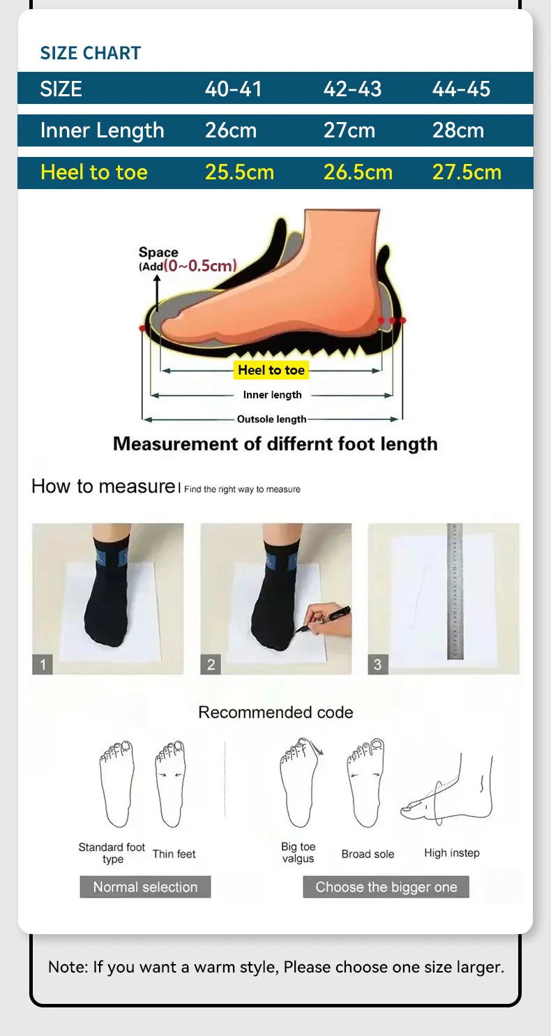 أحذية خفيفة الوزن ودافئة للرجال والنساء