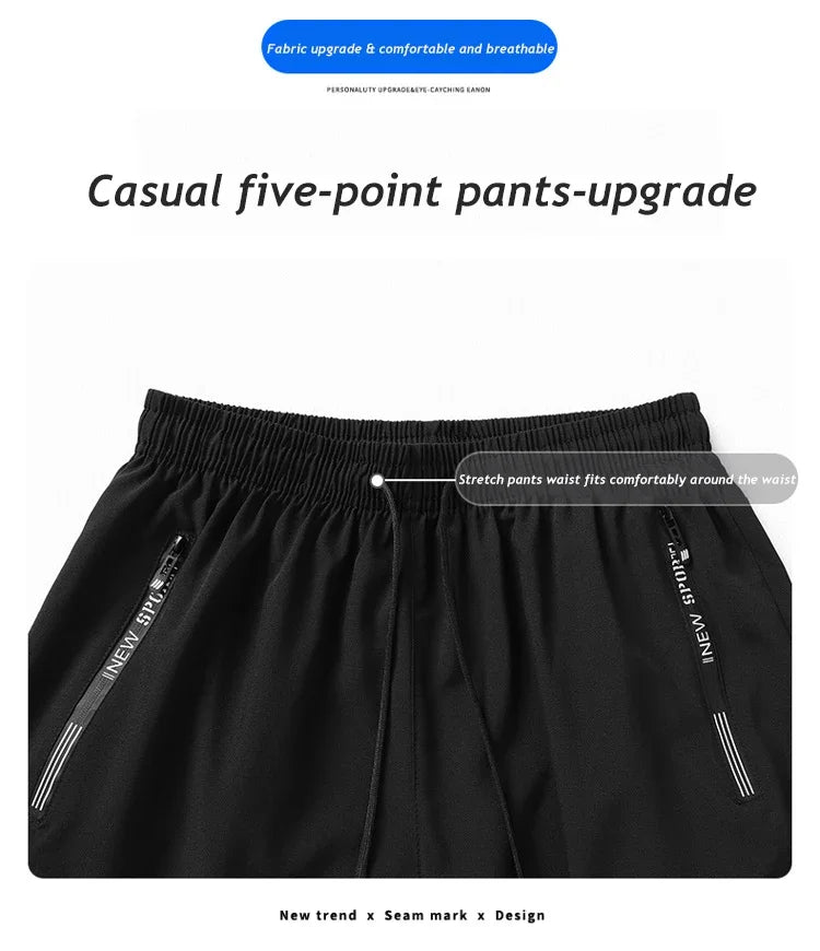 Plus Size Men's Summer Work Shorts – Loose Fit