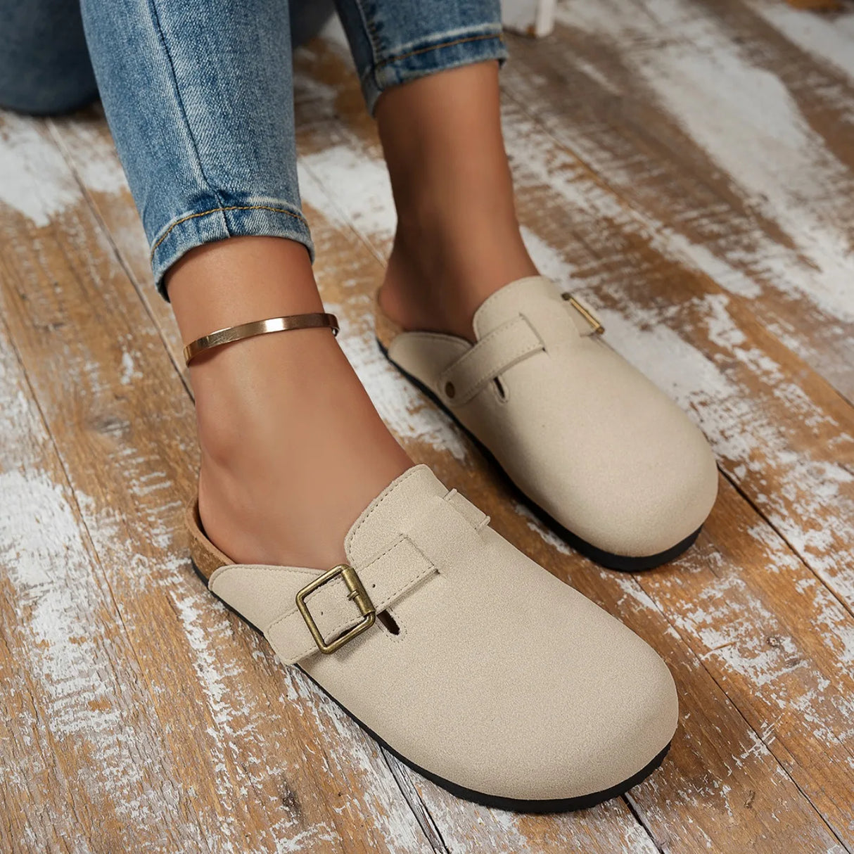 أحذية ثلج نسائية بكعب منخفض حتى منتصف الساق