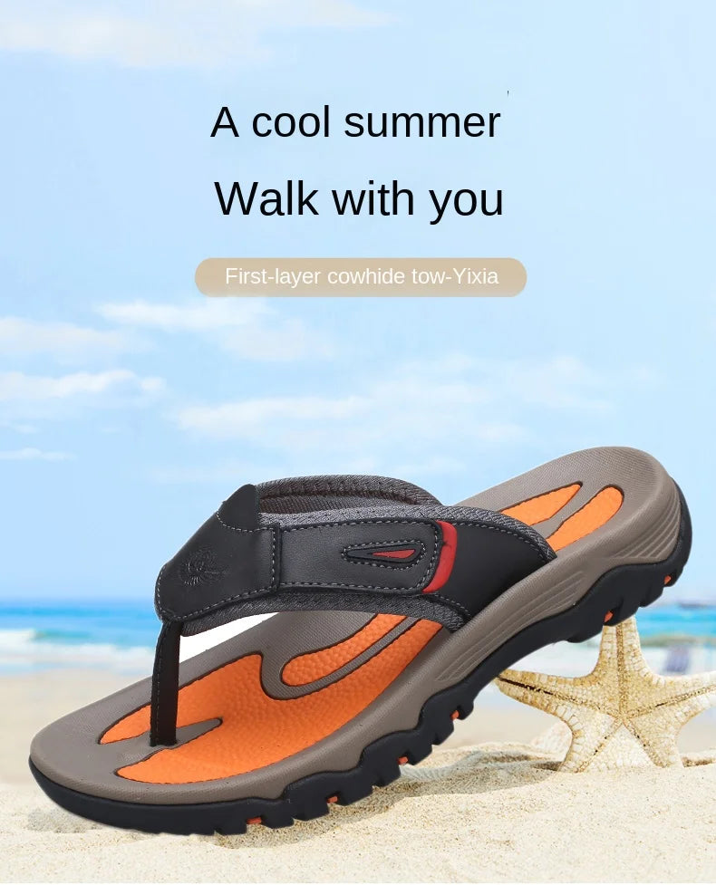 Heritage Leather Beach Sandals