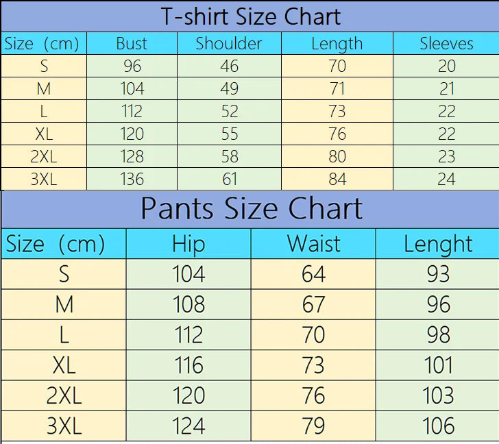 Men's T-Shirt & Sweatpants Tracksuit Set