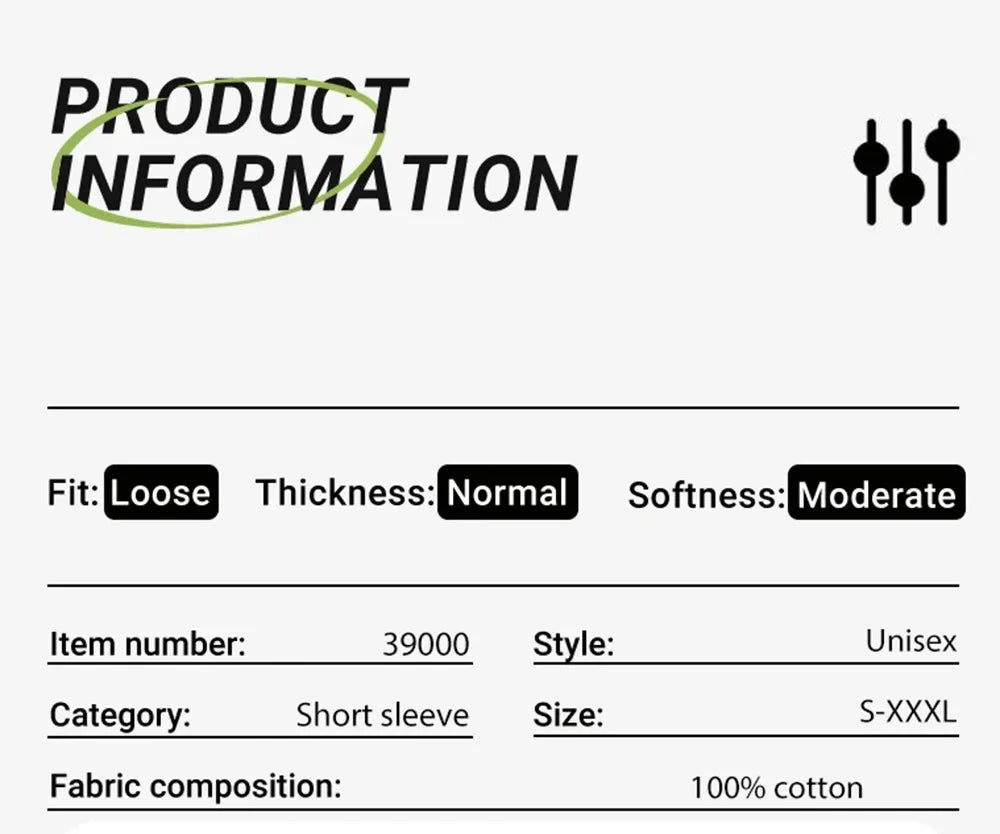 Product information for unisex short sleeve shirt, includes fit, thickness, softness, size, and fabric details.