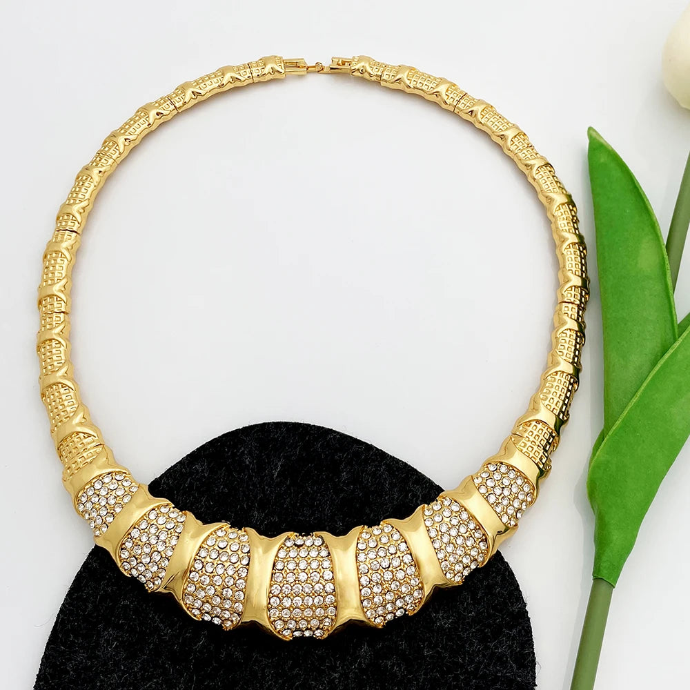 Dubai 18K Gold Plated Jewelry Set