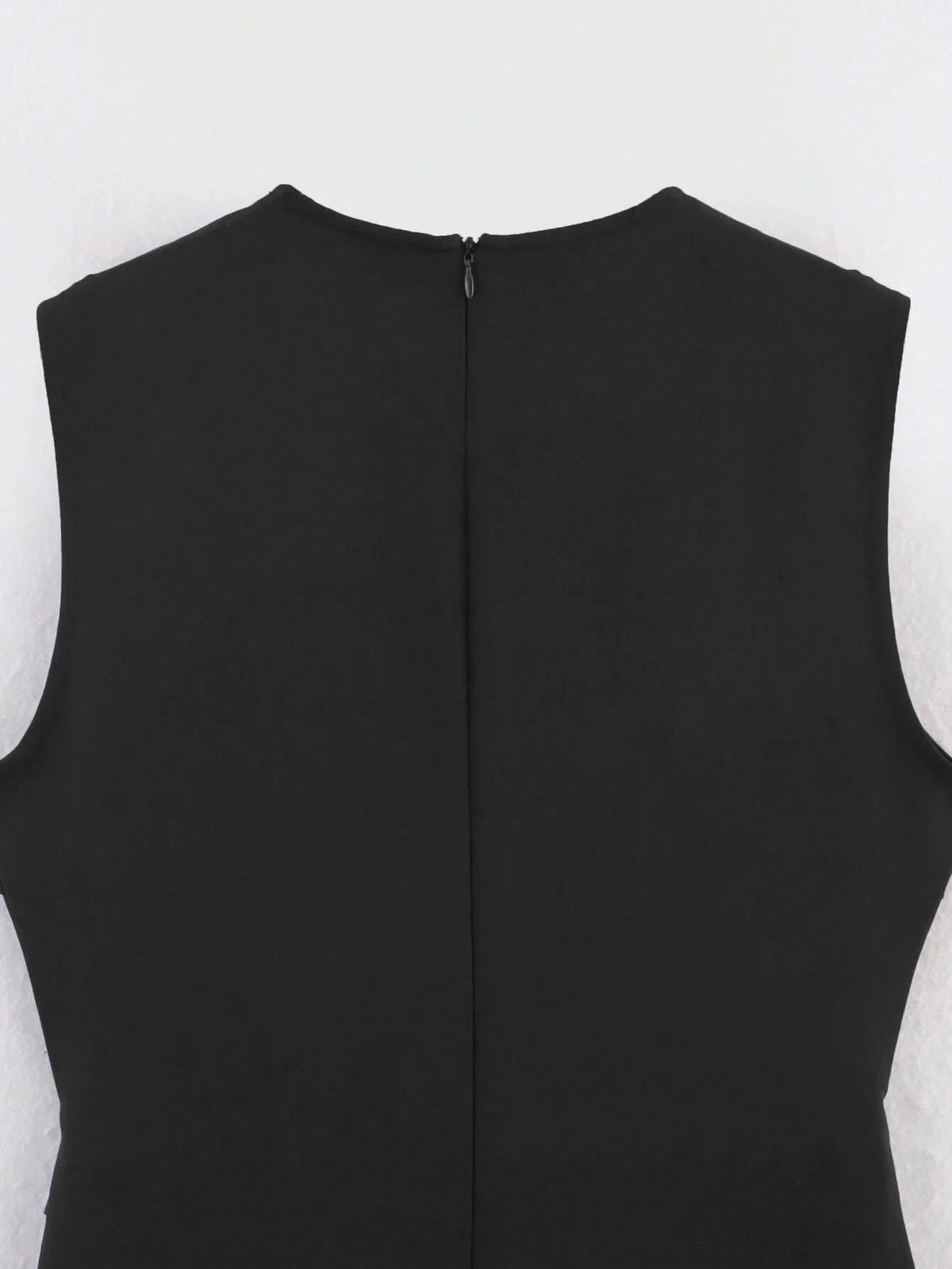 Women's Sleeveless Belted Shirt Dress