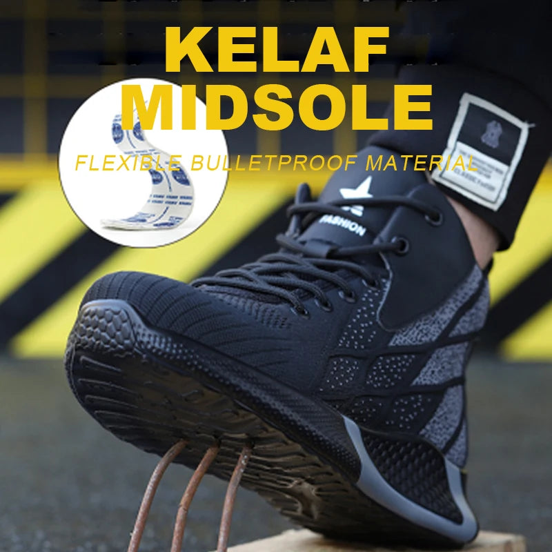 أحذية أمان عالية الجودة للرجال غير قابلة للتدمير