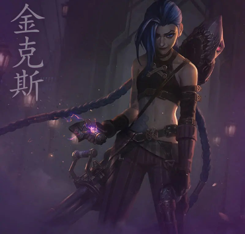 LOL Arcane Jinx Cosplay Costume Outfit