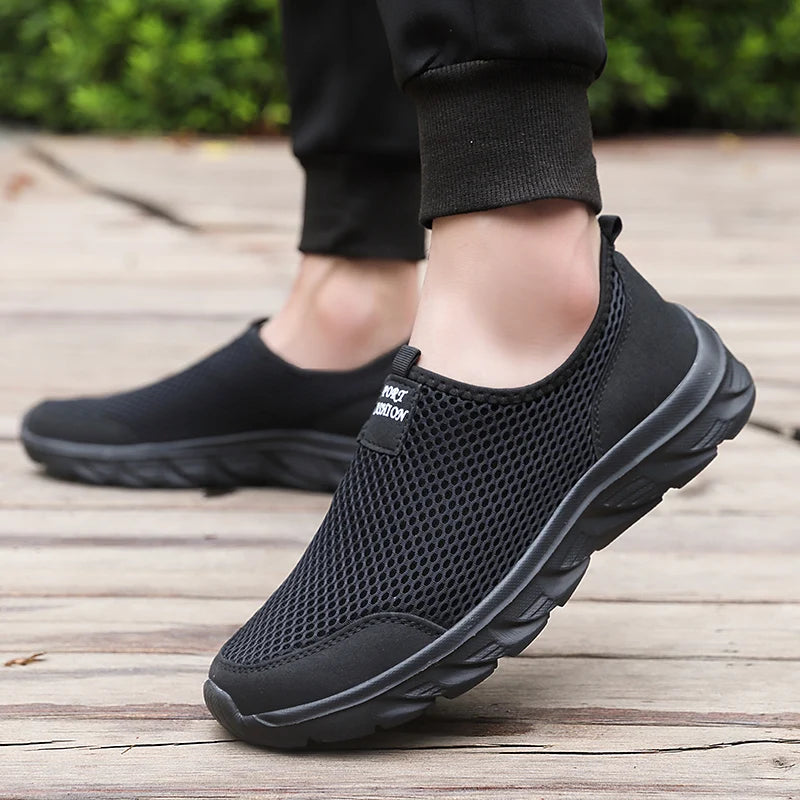 Men Breathable Mesh Walking Loafers