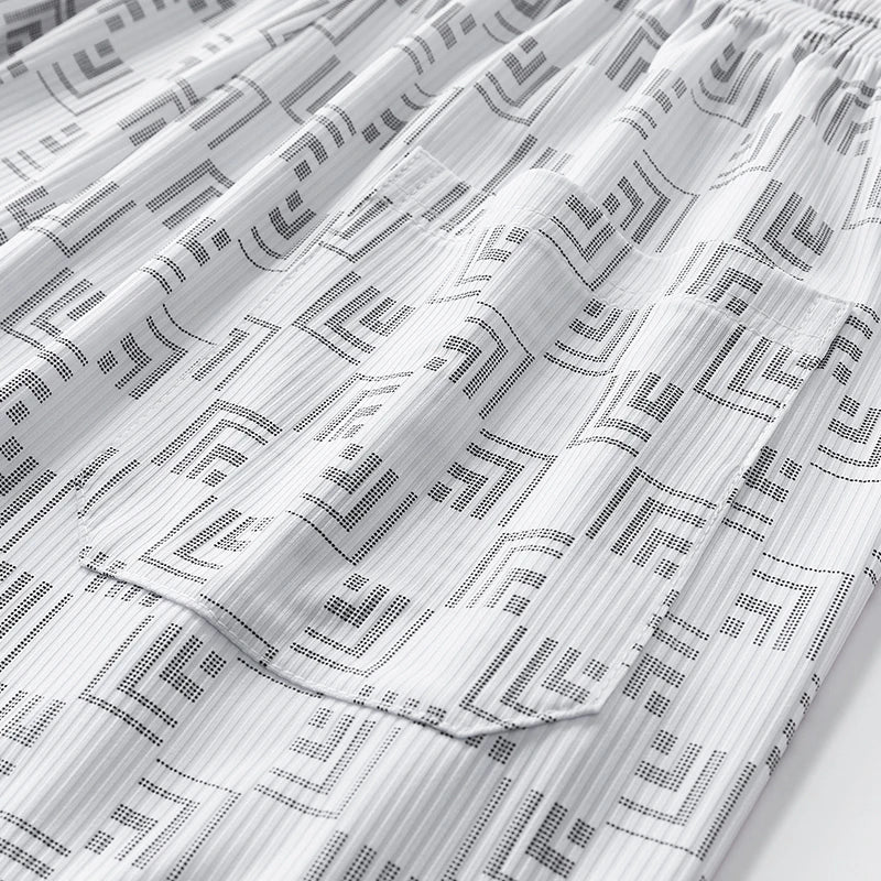 طقم رياضي صيفي للرجال بمقاسات كبيرة