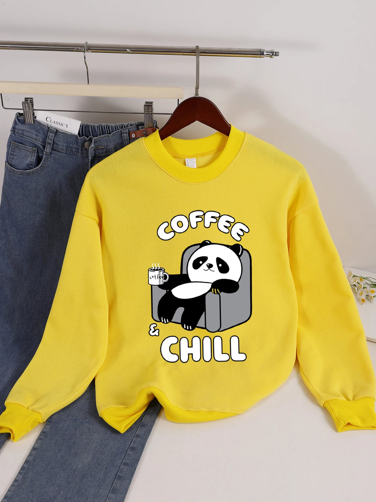 Panda Print Sweatshirt