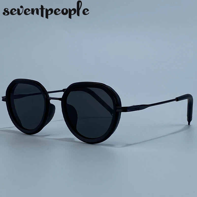 Vintage Round Metal Sunglasses