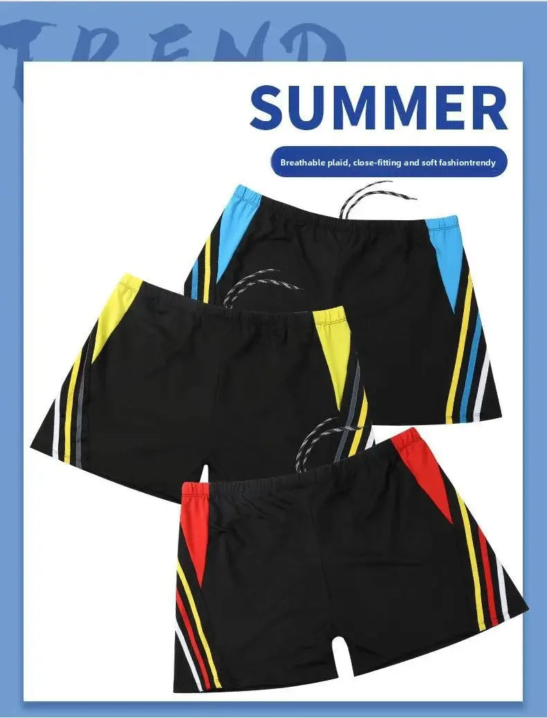 Unisex Plus Size Loose Fit Swim Shorts