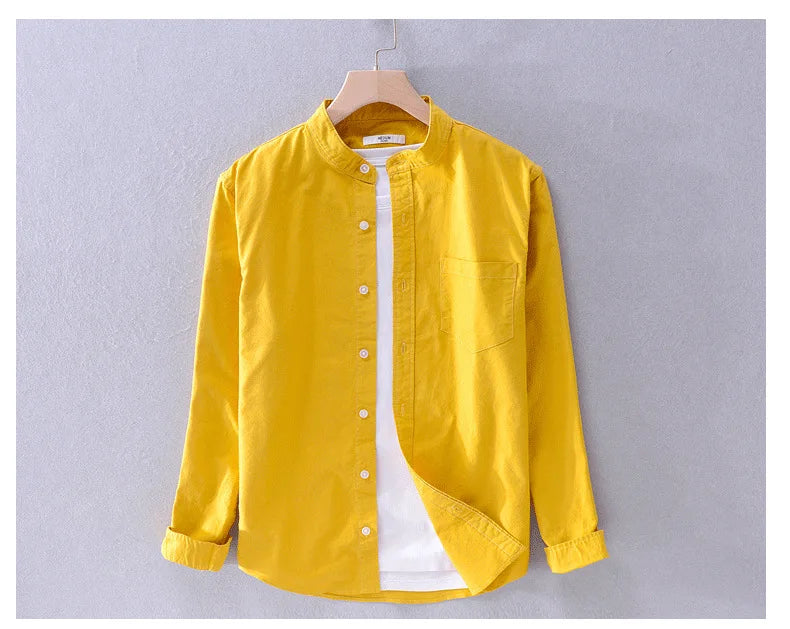 قميص أكسفورد أبيض للرجال