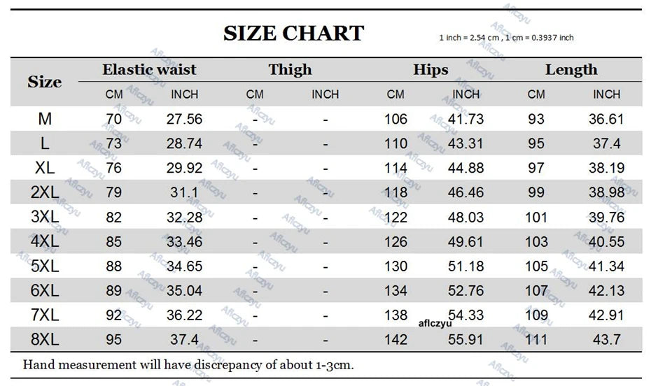 Men's Plus Size 8XL Jogger Pants – Casual Streetwear